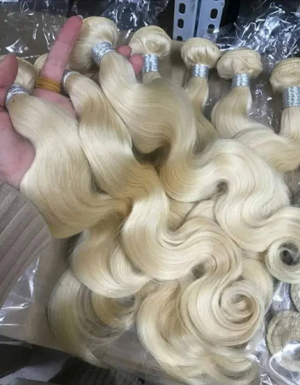 Blond Human Hair